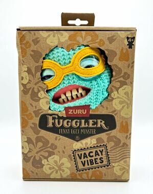 ZURU Fuggler Funny Ugly Monster Vacay Vibes Teal Plush Toy NIB New In Box